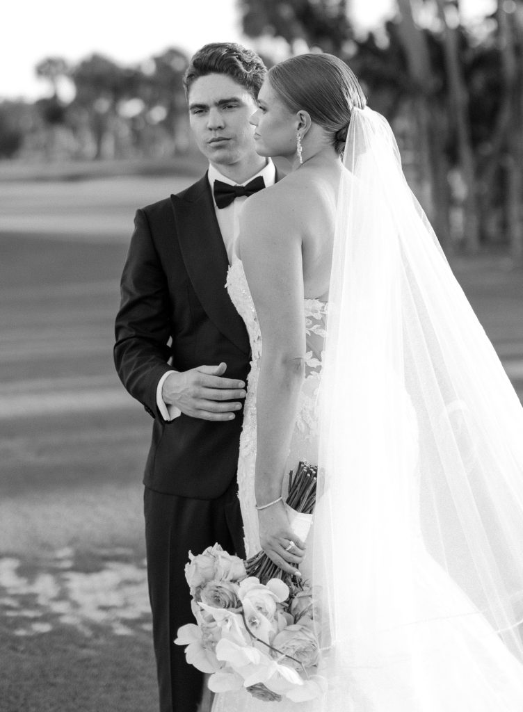 Isabella and Peter's first look, TwinEagles Club