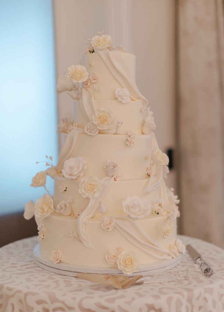 Colorful floral bouquet detail, TwinEagles wedding