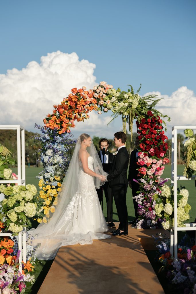 Ceremony at TwinEagles Club, Naples Florida wedding